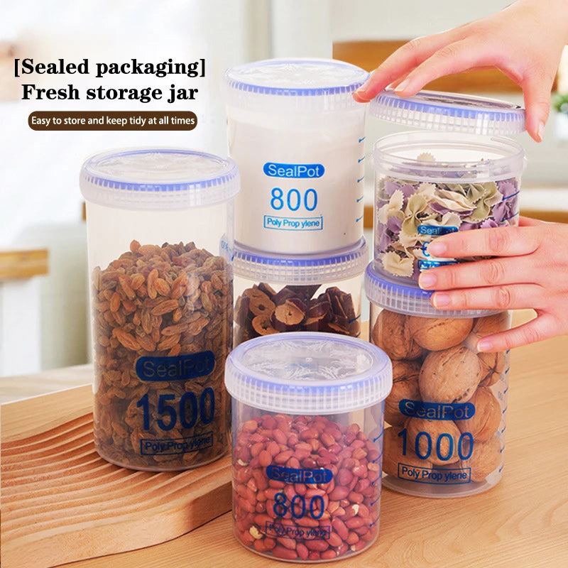 Large Food Grain Storage Containers with Sealed Moisture-Proof Lid